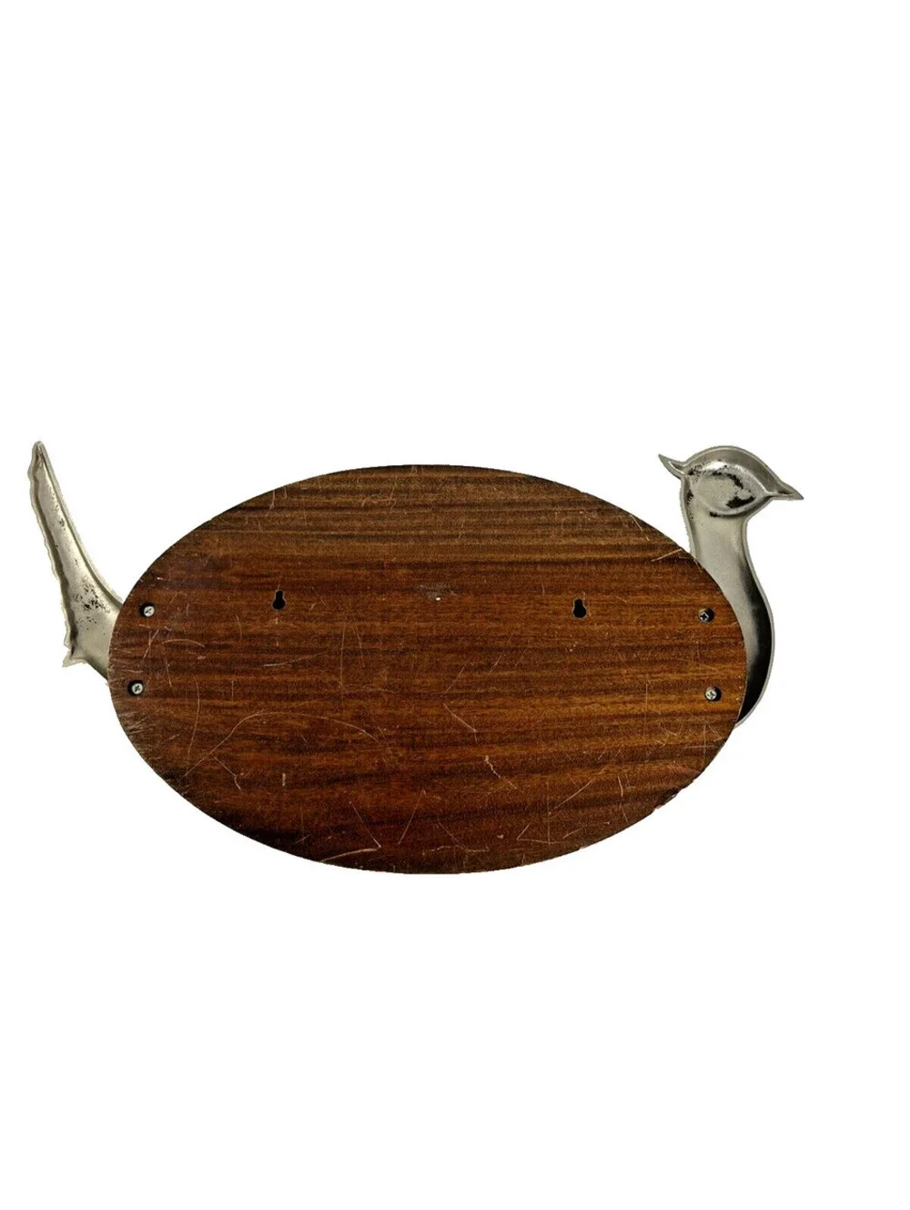 Vintage French Pheasant Wooden Cutting Board Decorative Serving Tray 10”x22”